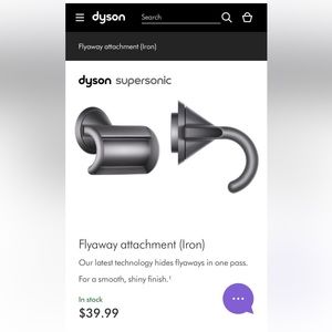 Dyson supersonic flyaway attachment